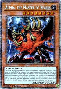 Alpha, the Master of Beasts (Starlight Rare) [PHRA-EN023] Starlight Rare Yu-Gi-Oh!