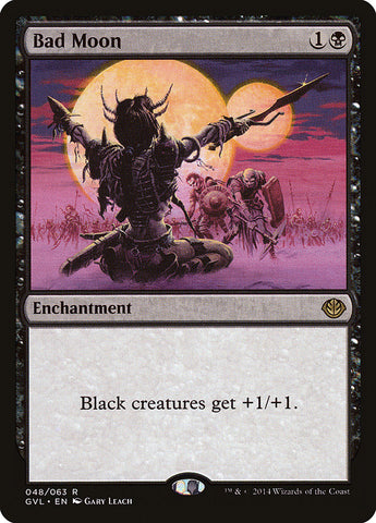 Bad Moon (Garruk vs. Liliana) [Duel Decks Anthology] Magic: The Gathering