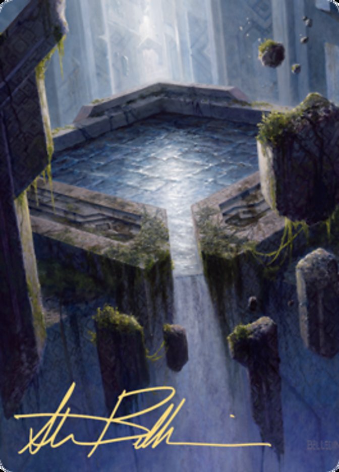 Morphic Pool Art Card (Gold-Stamped Signature) [Zendikar Rising Art Series] Magic: The Gathering