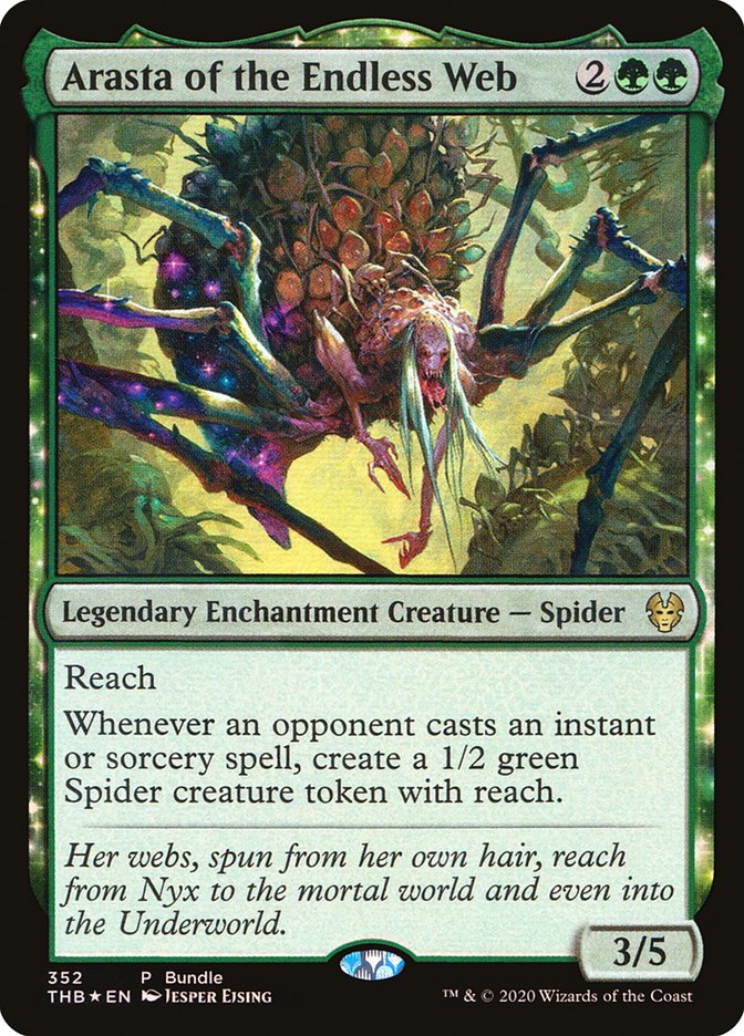 Arasta of the Endless Web (Bundle) [Theros Beyond Death] Magic: The Gathering