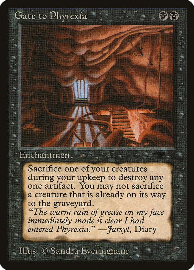 Gate to Phyrexia [Antiquities] Magic: The Gathering