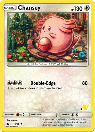Chansey (46/68) (Pikachu Stamp #5) [Battle Academy 2020] Pokémon