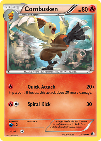 Combusken (27/160) [XY: Primal Clash] Pokémon