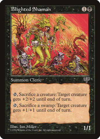 Blighted Shaman [Mirage] Magic: The Gathering