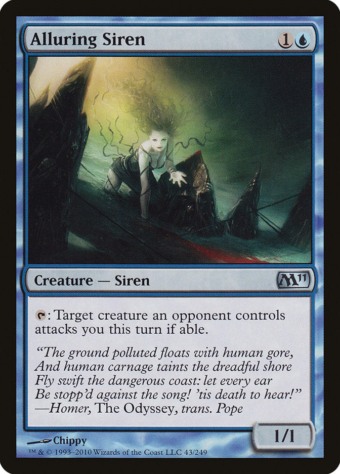 Alluring Siren [Magic 2011] Magic: The Gathering