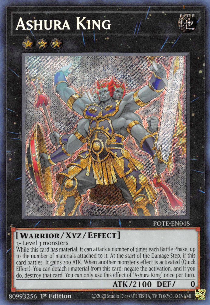 Ashura King [POTE-EN048] Secret Rare Yu-Gi-Oh!