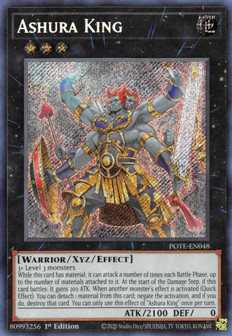 Ashura King [POTE-EN048] Secret Rare Yu-Gi-Oh!