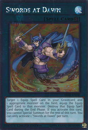 Swords at Dawn [NKRT-EN030] Platinum Rare Yu-Gi-Oh!