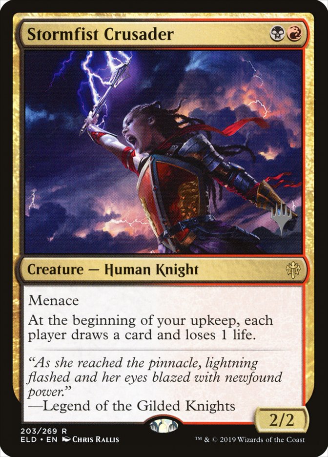 Stormfist Crusader (Promo Pack) [Throne of Eldraine Promos] Magic: The Gathering