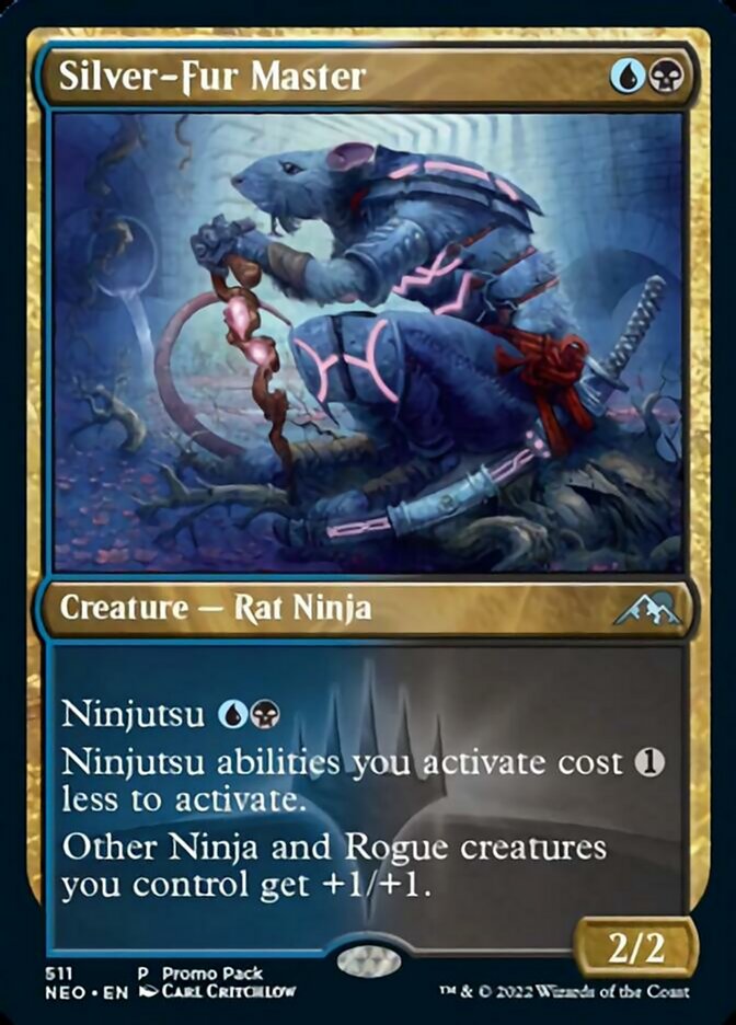 Silver-Fur Master (Promo Pack) [Kamigawa: Neon Dynasty Promos] Magic: The Gathering