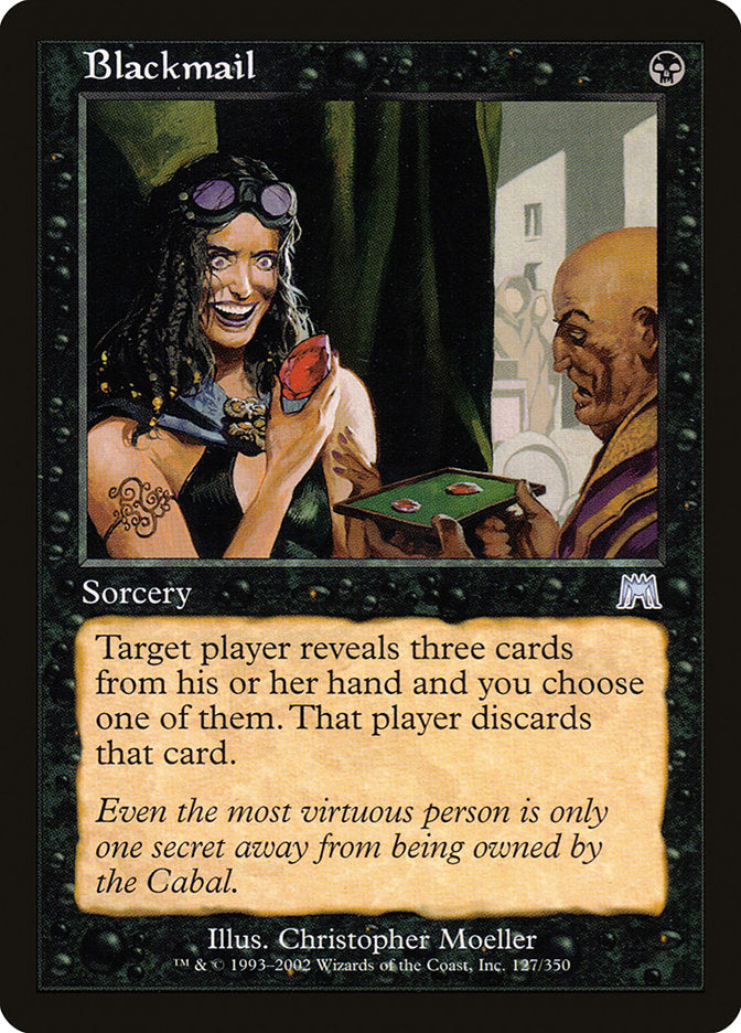 Blackmail [Onslaught] Magic: The Gathering