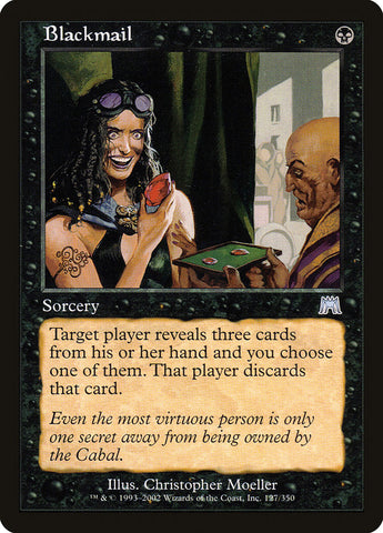 Blackmail [Onslaught] Magic: The Gathering