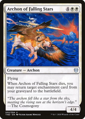 Archon of Falling Stars [Theros Beyond Death] Magic: The Gathering