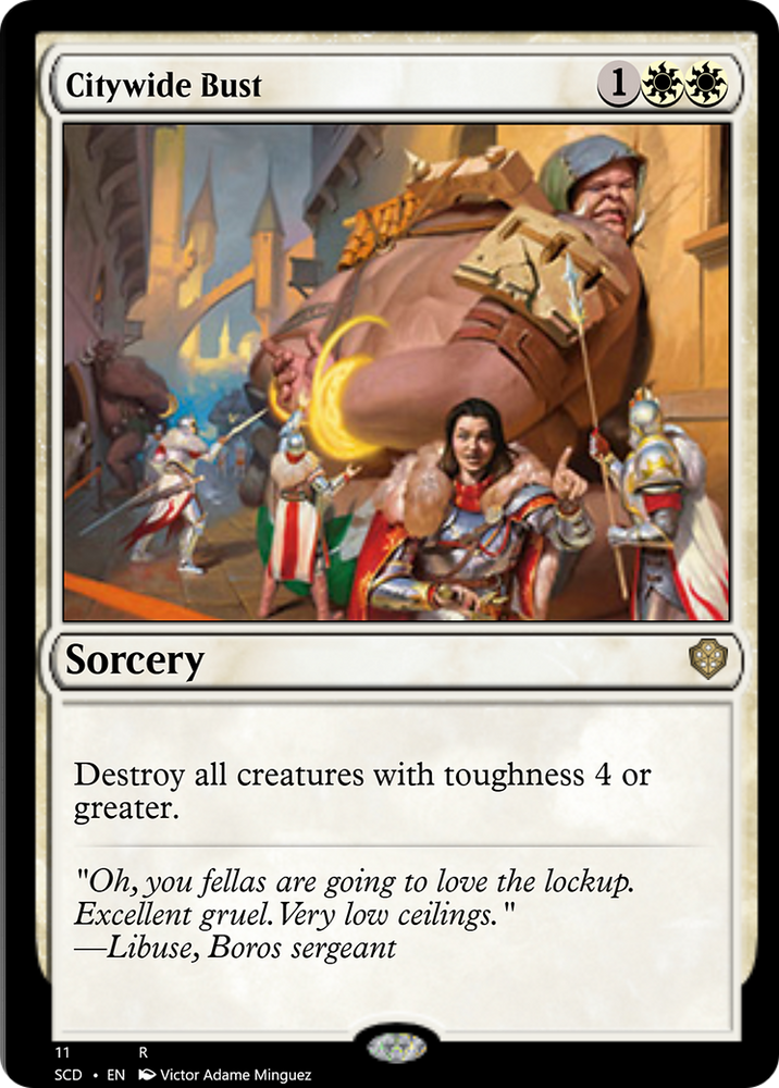 Citywide Bust [Starter Commander Decks] Magic: The Gathering