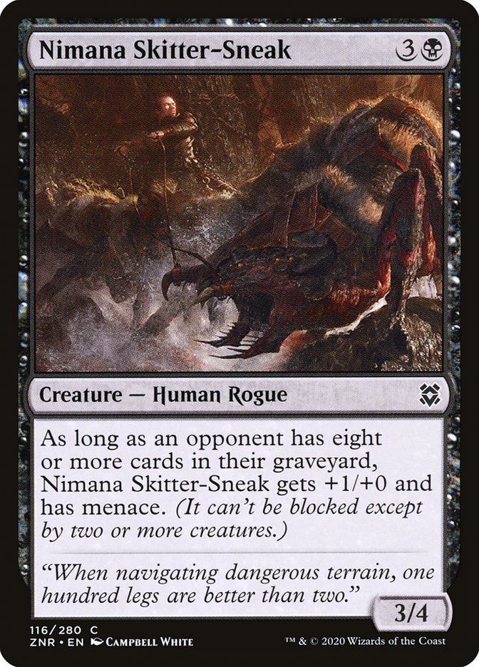 Nimana Skitter-Sneak [Zendikar Rising] Magic: The Gathering