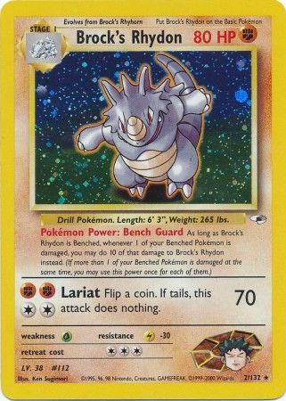 Brock's Rhydon (2/132) [Gym Heroes Unlimited] Pokémon