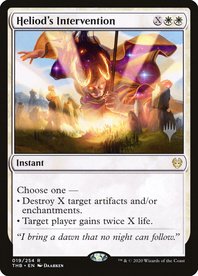 Heliod's Intervention (Promo Pack) [Theros Beyond Death Promos] Magic: The Gathering