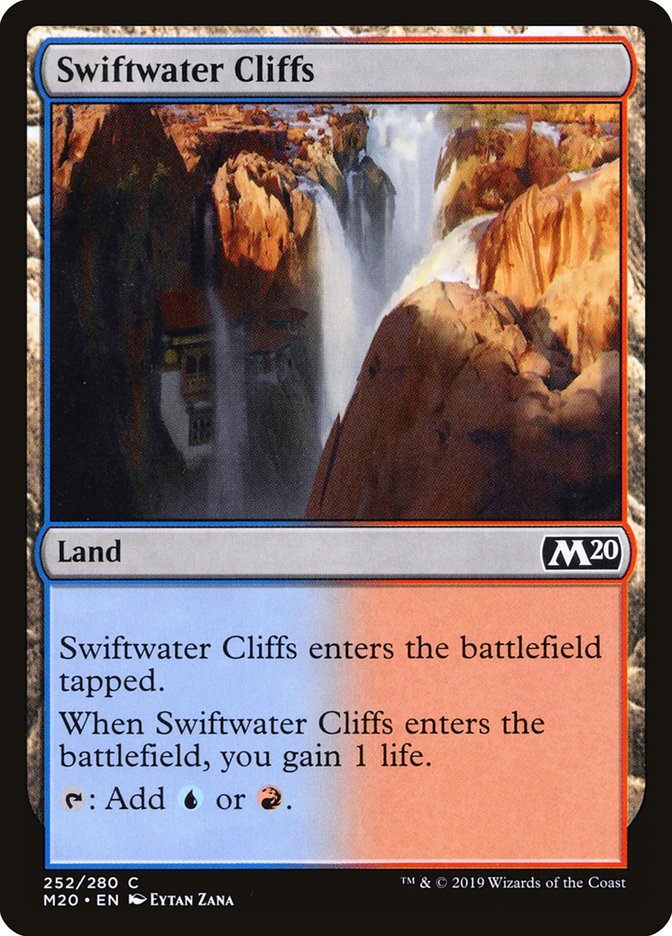 Swiftwater Cliffs [Core Set 2020] Magic: The Gathering