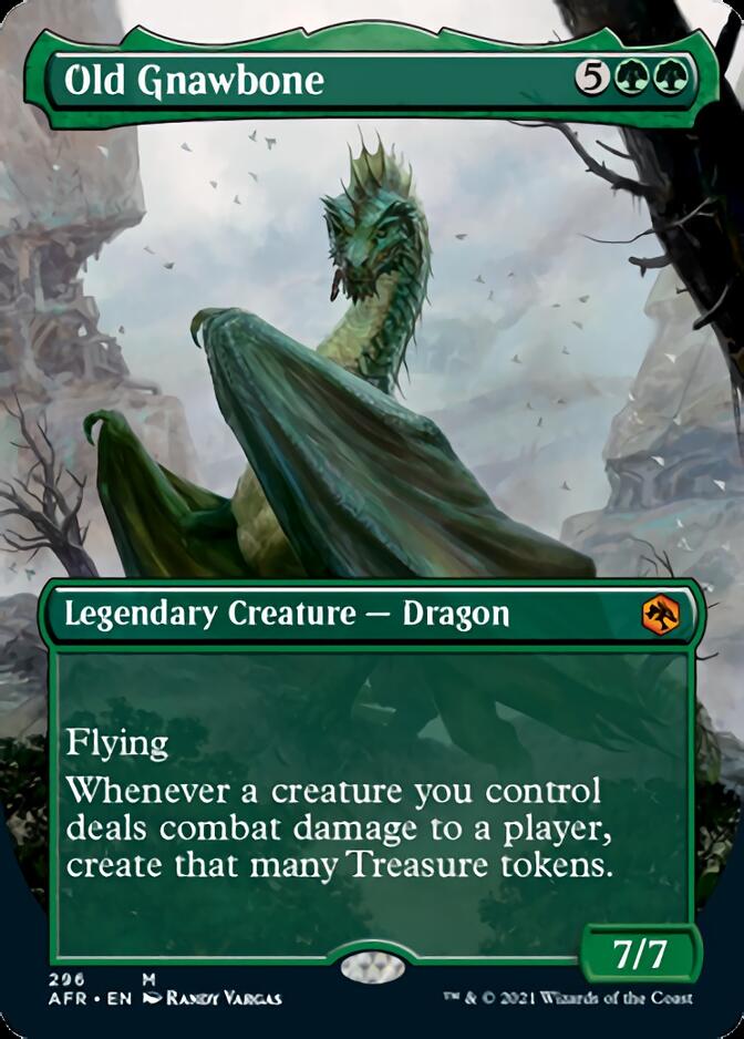 Old Gnawbone (Borderless Alternate Art) [Dungeons & Dragons: Adventures in the Forgotten Realms] Magic: The Gathering