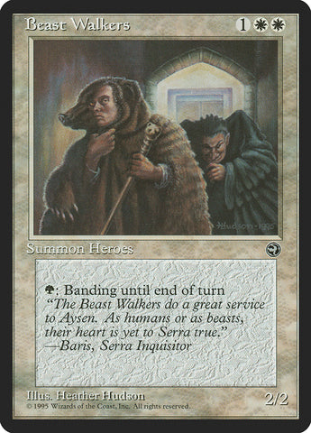 Beast Walkers [Homelands] Magic: The Gathering