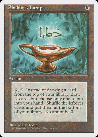 Aladdin's Lamp [Fourth Edition] Magic: The Gathering