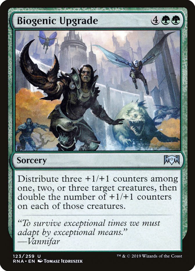 Biogenic Upgrade [Ravnica Allegiance] Magic: The Gathering