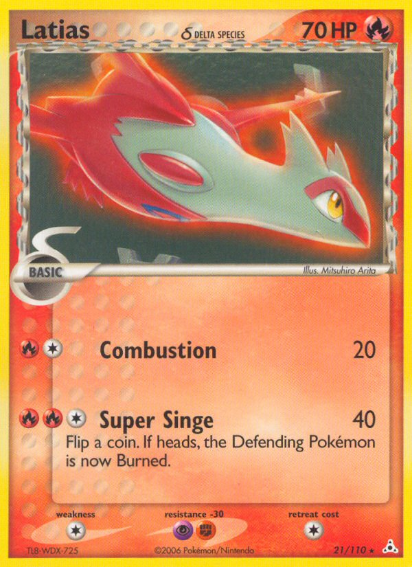 Latias (21/110) (Delta Species) [EX: Holon Phantoms] Pokémon