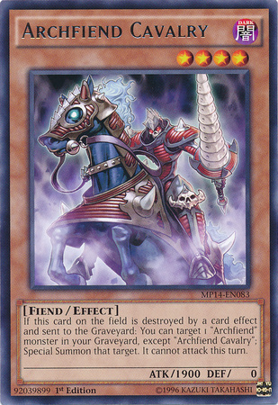 Archfiend Cavalry [MP14-EN083] Rare Yu-Gi-Oh!