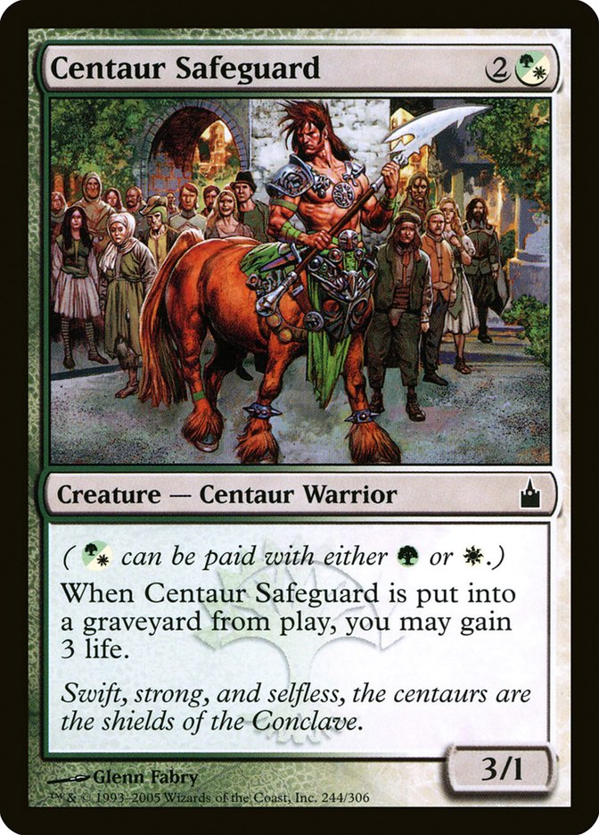 Centaur Safeguard [Ravnica: City of Guilds] Magic: The Gathering