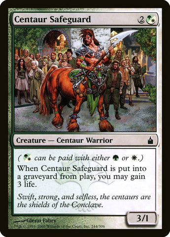 Centaur Safeguard [Ravnica: City of Guilds] Magic: The Gathering