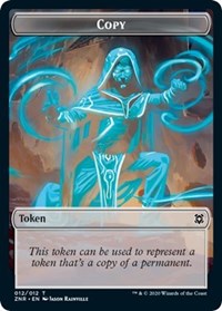 Copy // Illusion Double-Sided Token [Zendikar Rising Tokens] Magic: The Gathering