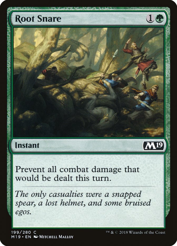 Root Snare [Core Set 2019] Magic: The Gathering