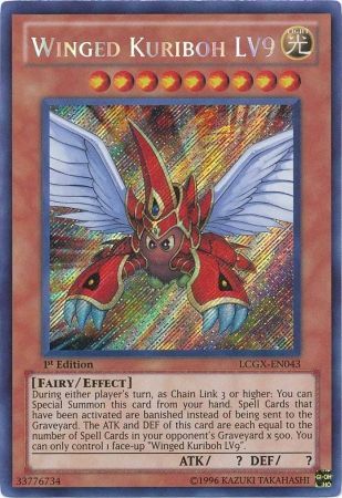 Winged Kuriboh LV9 [LCGX-EN043] Secret Rare Yu-Gi-Oh!