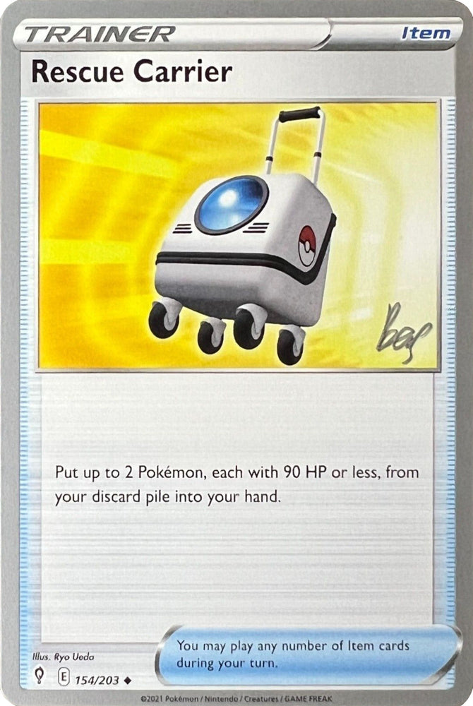 Rescue Carrier (154/203) (Cheryl Again - Sebastian Lashmet) [World Championships 2022] Pokémon
