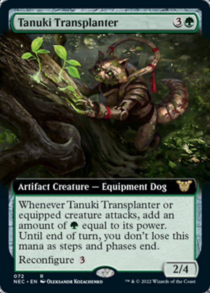 Tanuki Transplanter (Extended Art) [Kamigawa: Neon Dynasty Commander] Magic: The Gathering