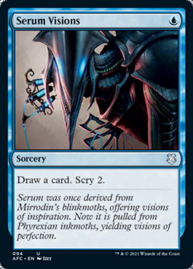 Serum Visions [Dungeons & Dragons: Adventures in the Forgotten Realms Commander] Magic: The Gathering