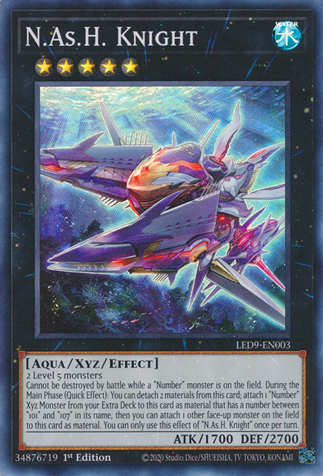 N.As.H. Knight [LED9-EN003] Super Rare Yu-Gi-Oh!