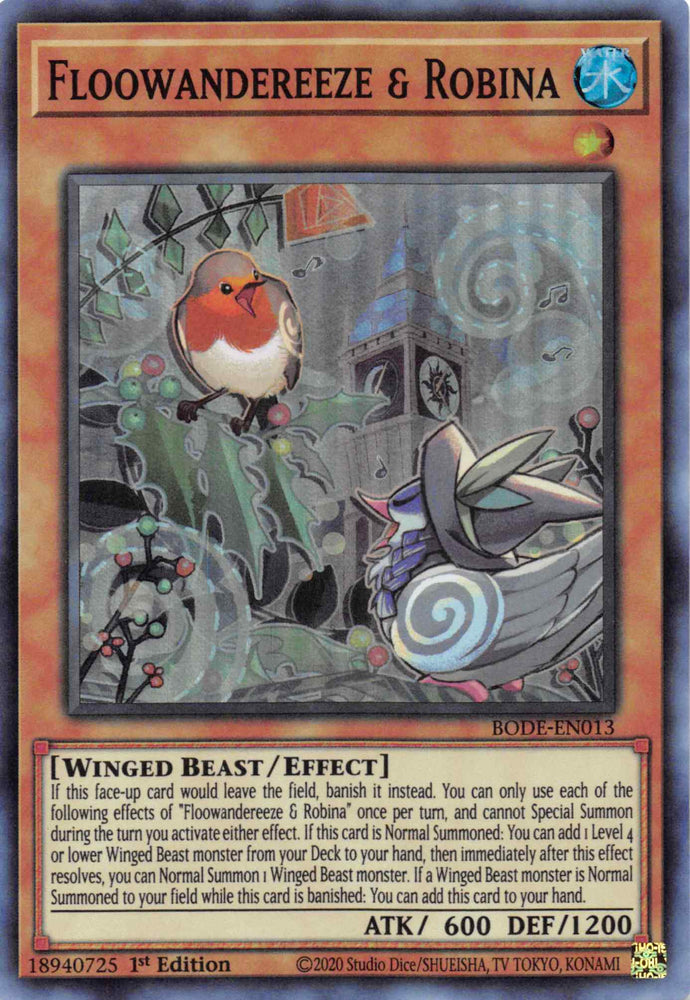 Floowandereeze & Robina [BODE-EN013] Super Rare Yu-Gi-Oh!