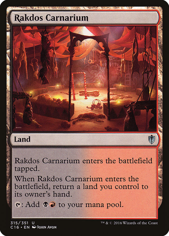 Rakdos Carnarium [Commander 2016] Magic: The Gathering