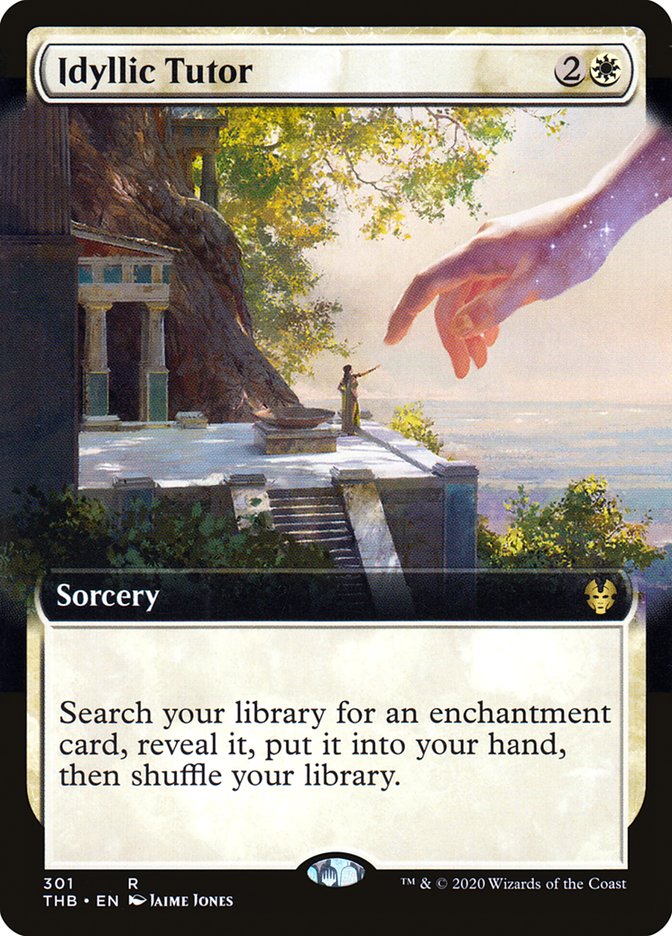 Idyllic Tutor (Extended Art) [Theros Beyond Death] Magic: The Gathering