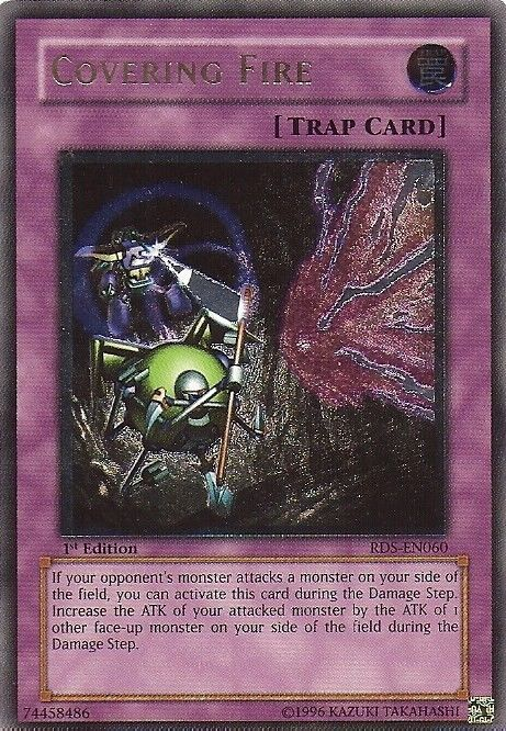 Covering Fire [RDS-EN060] Ultimate Rare Yu-Gi-Oh!