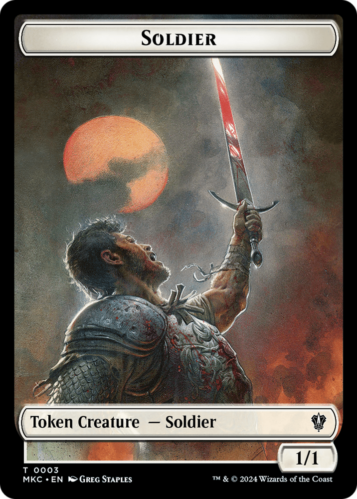 Soldier // Kobolds of Kher Keep Double-Sided Token [Murders at Karlov Manor Commander Tokens] Magic: The Gathering