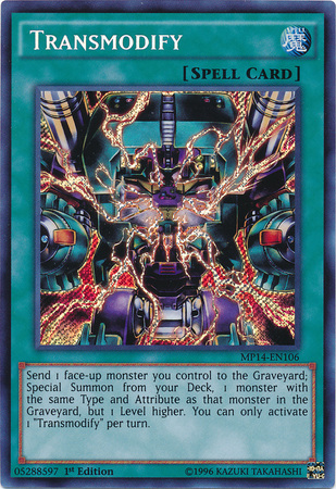 Transmodify [MP14-EN106] Secret Rare Yu-Gi-Oh!