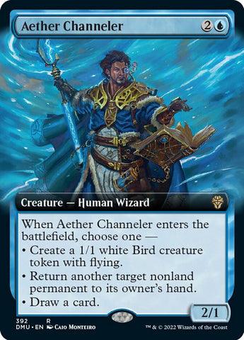 Aether Channeler (Extended Art) [Dominaria United] Magic: The Gathering