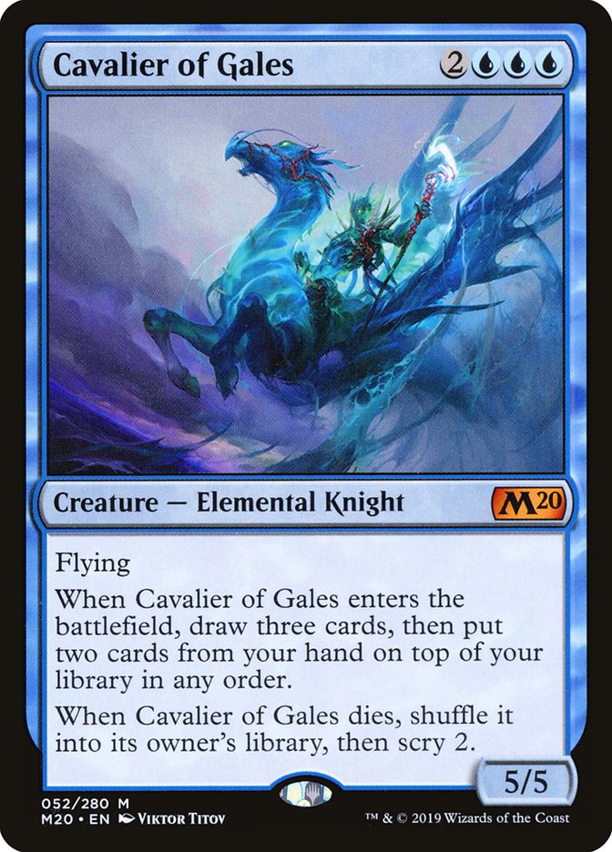 Cavalier of Gales [Core Set 2020] Magic: The Gathering