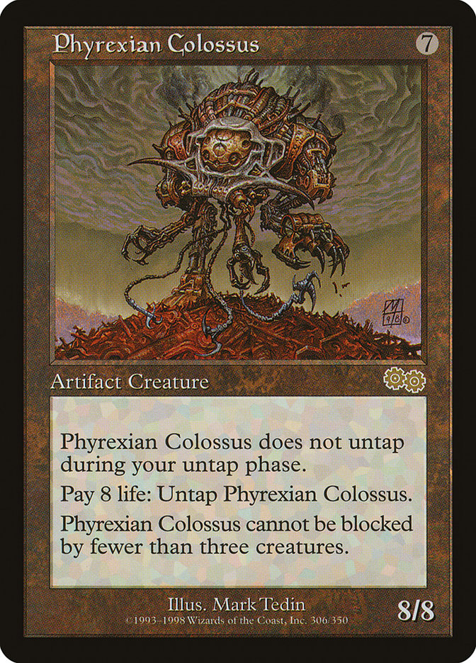 Phyrexian Colossus [Urza's Saga] Magic: The Gathering