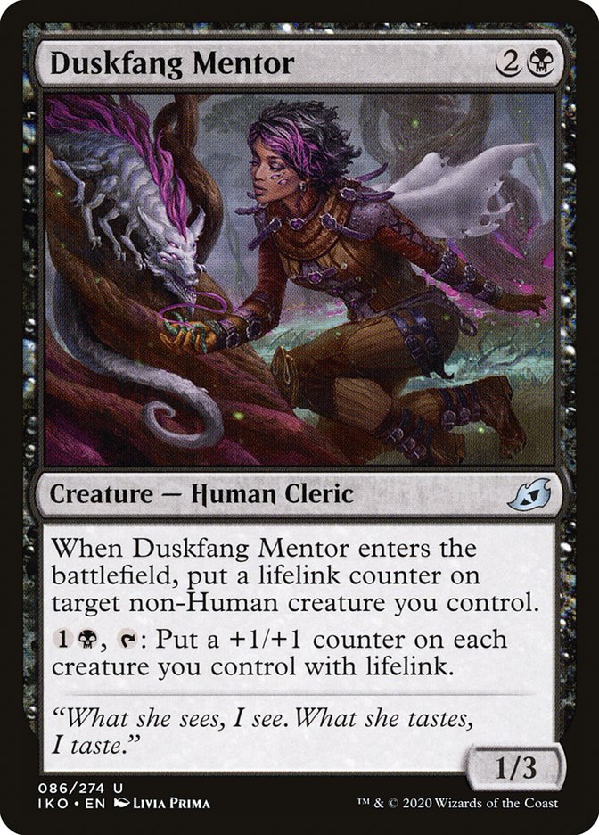 Duskfang Mentor [Ikoria: Lair of Behemoths] Magic: The Gathering