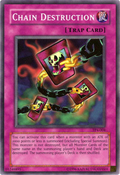 Chain Destruction [TP4-004] Super Rare Yu-Gi-Oh!