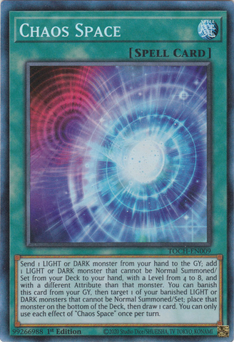 Chaos Space [TOCH-EN009] Collector's Rare Yu-Gi-Oh!