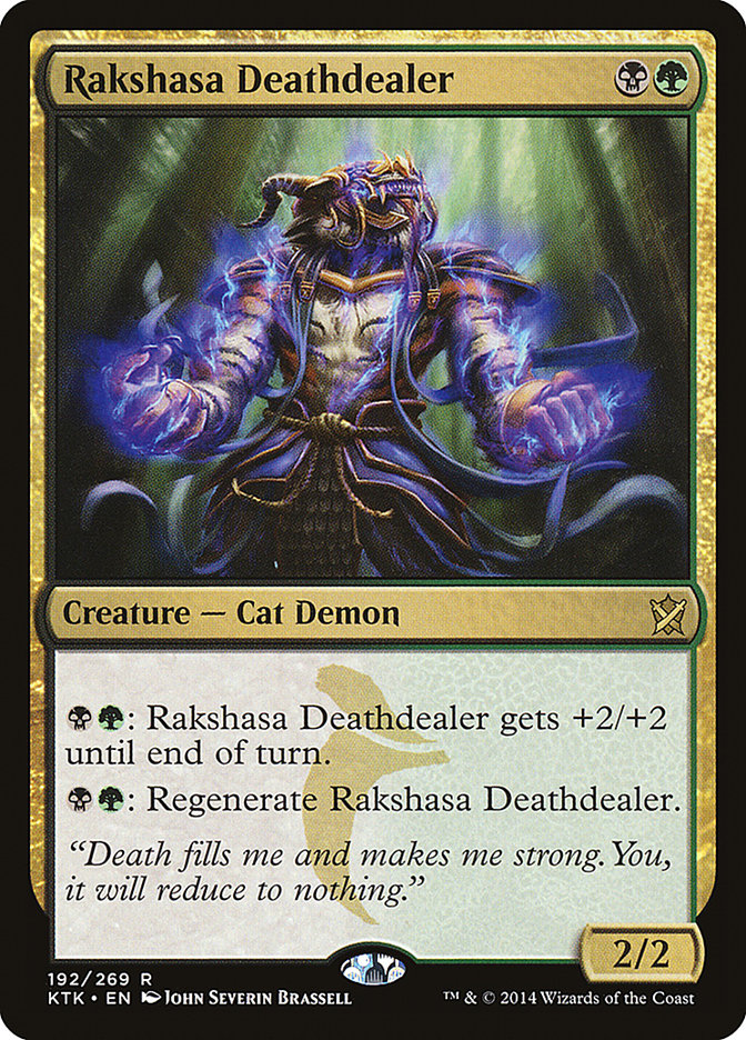 Rakshasa Deathdealer [Khans of Tarkir] Magic: The Gathering